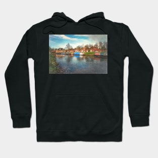 Moored At Hungerford Wharf Hoodie